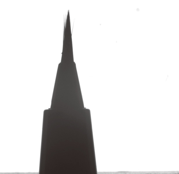 眉筆筆尖開叉檢測